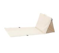 Dossier Pliable Tapis Chaise de Plage - Chaises Longues Portables, Coussin de Bain de Couché | Tissu Oxford Coton Perlé Acier Inoxydable Coussin de Salon Compact 50x38x5cm Taille de Stockage