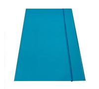 Dossier porte-documents A4 avec élastique rond plat en carton rigide 600 g avec rabats et rivets chemises avec élastique A4 pour bureau dossier porte-documents