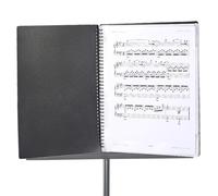 Dossier pour partitions - Classeur de fichiers musicaux A4, livre avec affichage A, support de page durable 12,4 x 9,5 x 0,79 pouces | organisateur de partitions pour piano pour orchestres Inseg