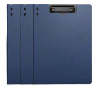 Dossier presse-papiers format lettre avec doubles clips, classeur de bureau sans poinçon avec pince à ressort Double Clamp Folder