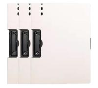 Dossier presse-papiers format lettre avec doubles clips, classeur de bureau sans poinçon avec pince à ressort Double Clamp Folder