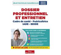Dossier professionnel - Sélection Cadre de santé, Puéricultrice, IADE et IBODE Admission 2022-2023 - Nouvelles modalités - Mandi Gueguen - Vuibert - broché - Scolaire / Universitaire