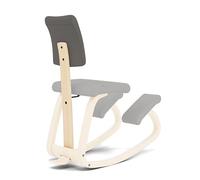 Dossier rembourré Ergonomique pour Chaise à Genoux Variable Balans Original - Confort amélioré, Naturel/Gris