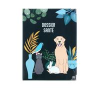 Dossier santé ANIMAUX Color Pop® FRANCE - Carnet 18,5 x 13,5 cm - Motif BANDE ORGANISEE