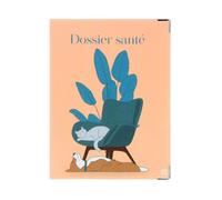Dossier santé ANIMAUX Color Pop® FRANCE - Carnet 18,5 x 13,5 cm - Motif FAUTEUIL