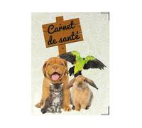 Dossier santé ANIMAUX couleur motif nac Color Pop - FRANCE - Carnet 18,5 x 13,5 cm - Motif Petits Compagnons