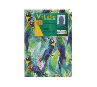 Dossier santé avec fenêtre carte Vitale - PVC ""Perroquet"" avec poches intérieures - Fabriqué en France - Color Pop