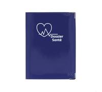 Dossier santé - PVC vernis avec poches intérieures - Rangement ordonnances et carte Vitale - Fabriqué en France - Color Pop
