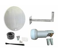 Dossier Satellite Universel 120cm avec Support Mural et kit Twin LNB / Installation