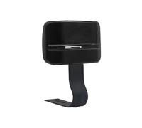 Dossier siège Moto Coussin De Dossier De Siège Passager Arrière en Cuir PU, Barre Sissy Amovible Et Confortable pour Pièces De Moto