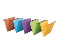 Dossier suspendu AZO fond normal couleurs assorties - Lot de 25 - Oblique az G