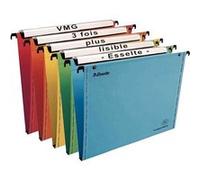 Dossier suspendu kraft pression Esselte fond 1,5 cm pour tiroir - couleurs assorties - Lot de 25 G