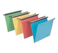 Dossier suspendu kraft pression Esselte fond normal pour tiroir - couleurs assorties - Lot de 25 G