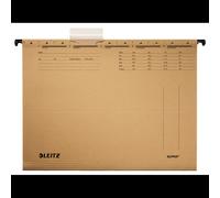 Dossier suspendu Leitz Alpha format A4 en carton et métal marron 348x260mm certification Blue Angel