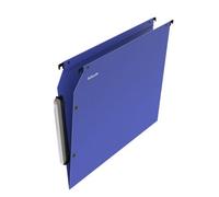 Leitz Dossiers suspendus A4 LGM VisioPlus PP – 100 feuilles, fond en V, entraxe 330 mm – Lot 10 bleu