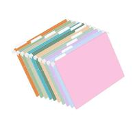 Dossier suspendu robuste avec crochets solides en PVC pour montage mural, organisation de documents, rangement de fichiers suspendus