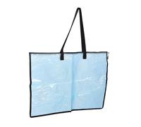Dossier Transparent pour Œuvres D'art avec Poignée et Fermeture Éclair | Plastique Haute Visibilité, Rangement Pliable Résistant, pour Affiches et Plans, Bureau ou Atelier