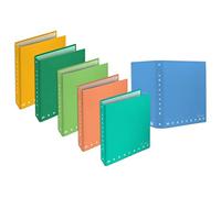 Dossiers à anneaux, Monochrome Green, f.to 27 x 32 cm, conf.5 pièces