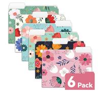 Dossiers à onglets pour le tri des documents, organisateurs de documents papier avec onglets latéraux pour le classement à la maison à l ' école