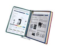 dossiers à plusieurs pages, 5 panneaux, peut contenir 10 feuilles de papier A4, guide d'opération suspension murale d'atelier d'usine(Multi colour)