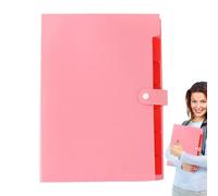 Dossiers A4 - Organiseur de papier à 7 poches avec étiquettes de couleur | Rangement multifonction portable pour l'école, la maison, le bureau, les factures et les reçus