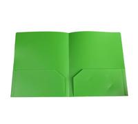 Dossiers avec deux poches, 11, 4x9, 33 pouces, Green | Dossiers de documents avec 2 poches, peut contenir 100 feuilles, dossiers de projets de présentation, robustes,
