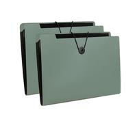 Dossiers Chemises de classement for documents, lot de 2, organiseur de documents A4 à soufflets, 8 pochettes extensibles/noir