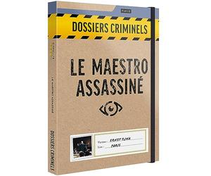 Dossiers Criminels - Le Maestro Assassiné : Qui A Tué Ernst Ejna ? Jeu de Societe Escape Game - Jeu d’Enquête Immersif et Collaboratif, 1-6 Joueurs