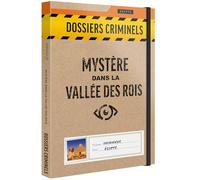 Dossiers Criminels - Mystère dans La Vallée des Rois : Découverte Macabre dans Un Tombeau Pharaonique - Jeu de Societe Escape Game - Jeu d’Enquête Immersif et Collaboratif