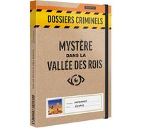 Dossiers Criminels - Mystère Dans La Vallée Des Rois : Découverte Macabre Dans Un Tombeau Pharaonique - Jeu De Societe Escape Game - Jeu D¿Enquête Immersif Et Collaboratif[Z1090]
