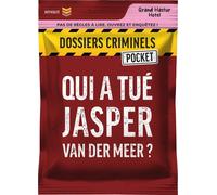 Platonia Games - Jeu Dossiers Criminels Pocket: Qui a tué Jasper Van Der Meer? - 1-6 j, 45 min