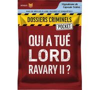 Platonia Games – Jeu d'enquête Pocket : Dossiers Criminels – Qui a tué Lord Ravary II ? – 1-6 joueurs, 45 min