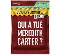 Dossiers Criminels Pocket - Qui a tué Meredith Carter ? Meurtre dans un Zoo au Canada - Jeu d'enquête en cartes - Jeu de voyage et de poche - Cadeau famille et amis - 1-6 Joueurs - 45 min