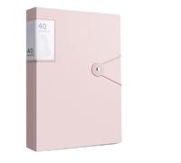 Dossiers d'affichage A4, 2 pièces A4 dossier de présentation livre multicolore(Pink)