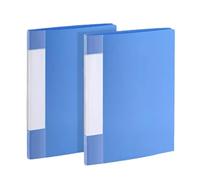 Dossiers d'affichage A4, Classeur de portefeuille A4, 2 pièces, 10 à 60 pochettes, dossier d'affichage