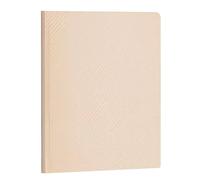 Dossiers d'affichage A4, Classeur de portefeuille A4, classeur livre d'affichage, 30 pochettes, multicolore(Beige)