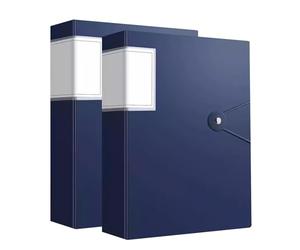 Dossiers d'affichage A4, Classeur de portefeuille d'affichage A4 40 pochettes 2 pièces multicolore(Blue)