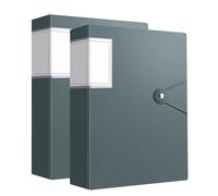 Dossiers d'affichage A4, Classeur de portefeuille d'affichage A4 40 pochettes 2 pièces multicolore(Green)