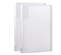 Dossiers d'affichage A4, Portfolio classeur livre de présentation 2 pièces A4 couverture transparente pochettes en plastique 40 pages