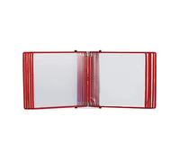 Dossiers de bureau, présentoir de catalogue, organiseur mural de référence à 10 poches, avec poches faciles à charger, capacité de stockage de 20 feuilles de papier, système de référence mural, format