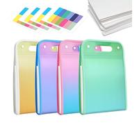 Dossiers de Classement Colorés,Organisateur de Fichiers à Soufflet | 4 Pièces 13 Pochettes Classeur Coloré Pour Papier A4 Organisation Mensuelle Des Factures Et Reçus Pour La Maison Et Les
