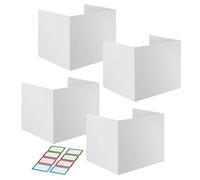 Dossiers De Confidentialité - PP 44x34cm | Test Du Diviseur De Confidentialité | Diviseurs De Bureau D’étudiant | Boucliers D'étude De Test En Classe, Fournitures Réutilisables Pour Enseignants, Facil