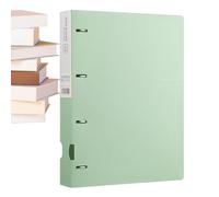 Dossiers de documents - 30,5 x 26,4 x 3,8 cm pour étudiants, format A4, archives à 4 trous avec rangement facile, organiseur portable pour l'université, les affaires, la maison et la salle de classe