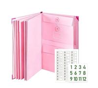 Dossiers De Fichiers, Accès Et Tri Rapides, 32,7 X 26,7 Cm, Porte-documents Extensible, Organisateur De Documents En Accordéon, Avec Plusieurs Poches, Pour Reçus, Papier, Affaires, Voyages Et Travail