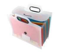Dossiers de fichiers extensibles haute capacité faciles à transporter avec fermeture à boucle et 13 compartiments accordéons