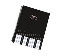 Dossiers de musique pratiques pour étudiants pour organiser des documents à l'école, au bureau et à la maison, dossier de musique professionnel pour pianistes