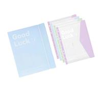 Dossiers de poche pour documents flexibles rechargeables design bureau école essentiel protecteur de feuille en PVC transparent avec poches insérées