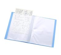 Dossiers de présentation de livre d'affichage A5 avec 60 pochettes transparentes 8, 86 x 6, 5 pouces Dossier d'affichage dossier projet en plastique pour œuvres 'art, documents, photos, dossiers