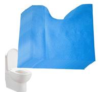 Dossiers de toilette lavables en forme de U - 10 Pack de 10 tapis de bain antidérapants absorbants, confort à séchage rapide, accessoire facile à nettoyer pour la maison | Convenient Set with Design