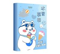 Dossiers scolaires transparents protecteurs de documents de grande capacité, organiseurs de devoirs pour enfants, fournitures d'étude, design léger, organiseurs de fichiers transparents